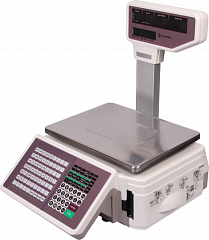 Весы торговые с печатью этикетки CheckWay CW-500P со стойкой