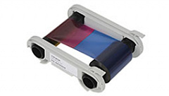 Полноцветная лента (YMCKOK) для двусторонней печати на 500 оттисков с чистящим роликом